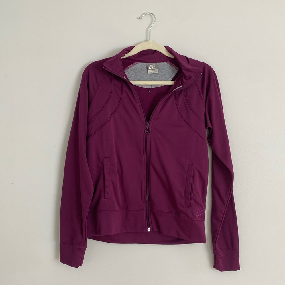 Plumb purple Nike track shirt